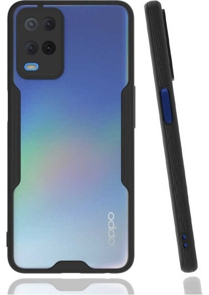 Oppo A54 4g Uyumlu Kılıf Zore Parfe Kapak, Siyah