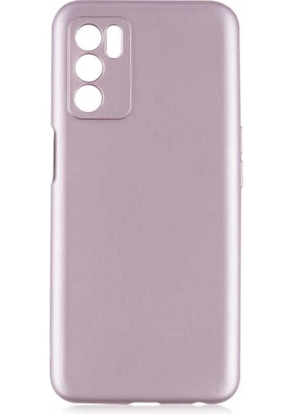 Oppo A16 Uyumlu Kılıf Zore Premier Silikon Kapak, Rose Gold