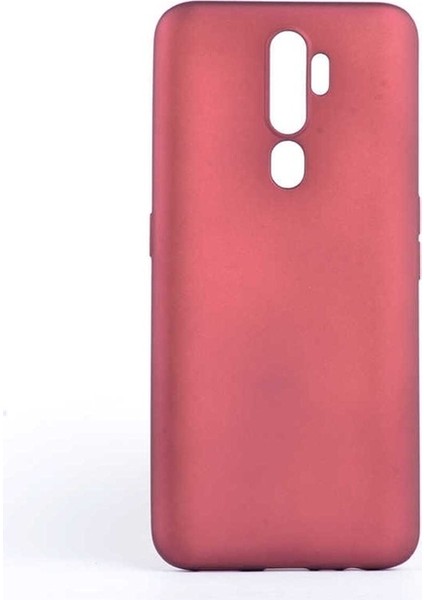 Oppo A5 2020 Uyumlu Kılıf Zore Premier Silikon Kapak, Mürdüm