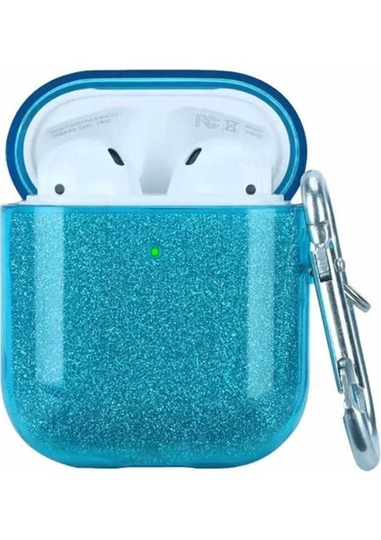 Apple Air Pods Uyumlu Kılıf Zore Airbag 17 Kılıf, Mavi
