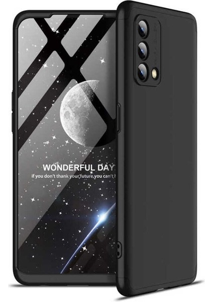 Oppo A74 4g Uyumlu Kılıf Zore Ays Kapak, Siyah