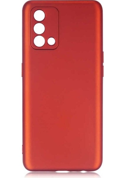 Oppo A74 4g Uyumlu Kılıf Zore Premier Silikon Kapak, Kırmızı