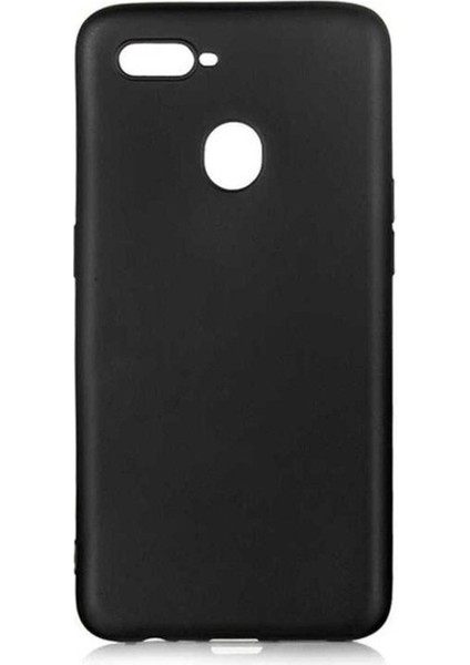 Oppo A7X Uyumlu Kılıf Zore Premier Silikon Kapak, Siyah