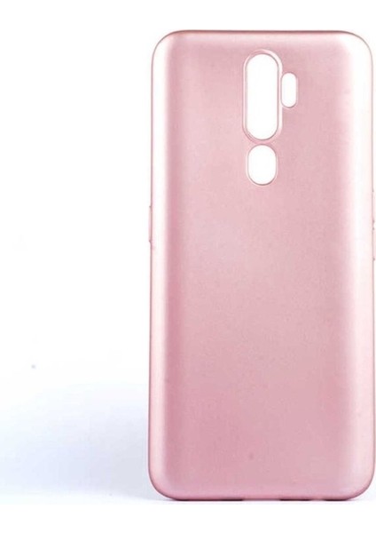 Oppo A9 2020 Uyumlu Kılıf Zore Premier Silikon Kapak, Rose Gold