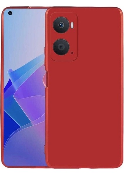 Oppo A96 4g Uyumlu Kılıf Zore Premier Silikon Kapak, Kırmızı