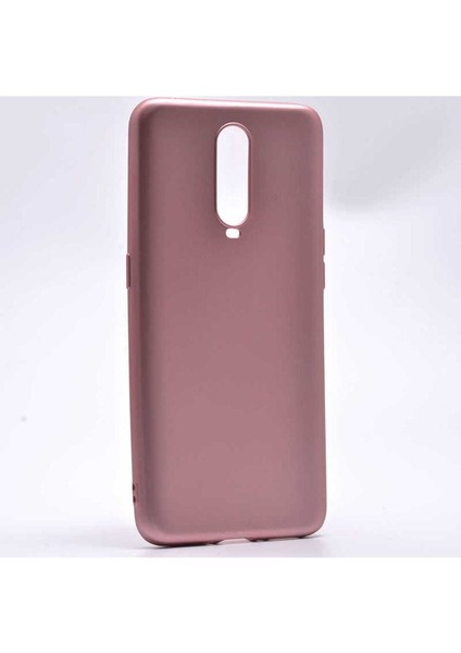 Oppo RX17 Pro Uyumlu Kılıf Zore Premier Silikon Kapak, Rose Gold