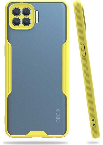 Oppo Reno 4 Lite Uyumlu Kılıf Zore Parfe Kapak, Sarı