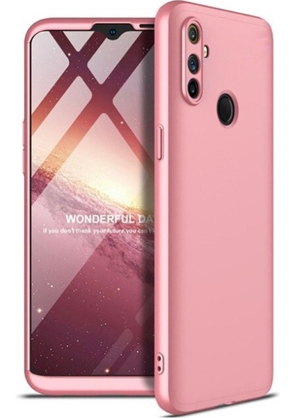 Realme 5i Uyumlu Kılıf Zore Ays Kapak, Rose Gold