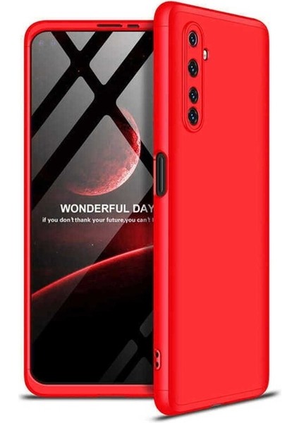 Realme 6 Uyumlu Kılıf Zore Ays Kapak, Kırmızı