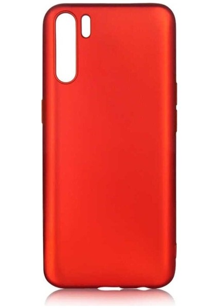 Oppo Reno 3 Uyumlu Kılıf Zore Premier Silikon Kapak, Kırmızı