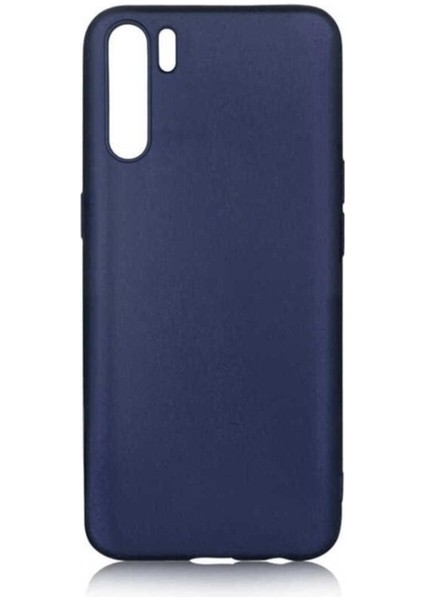 Oppo A91 Uyumlu Kılıf Zore Premier Silikon Kapak, Lacivert