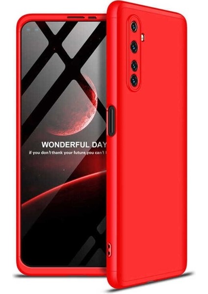Realme 6 Pro Uyumlu Kılıf Zore Ays Kapak, Kırmızı