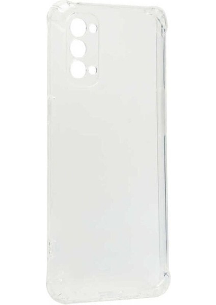 Oppo Reno 4 Uyumlu Kılıf Zore Kamera Korumalı Nitro Anti Shock Silikon