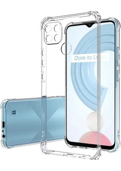 Realme C25Y Uyumlu Kılıf Zore 2mm Anti Shock Silikon