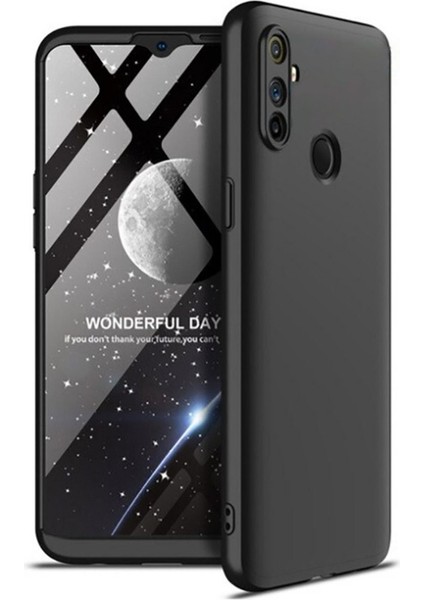 Realme 6i Uyumlu Kılıf Zore Ays Kapak, Siyah
