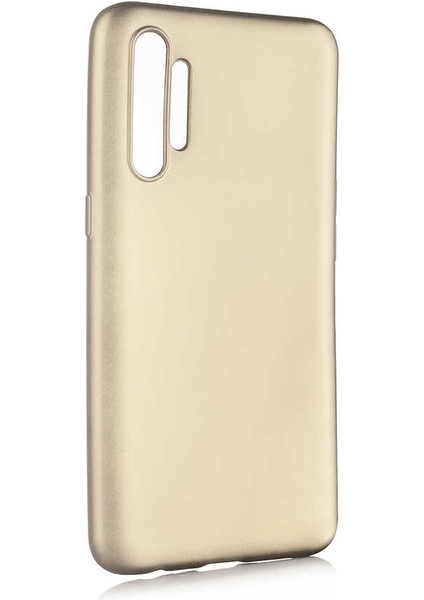 Realme Xt Uyumlu Kılıf Zore Premier Silikon Kapak, Gold