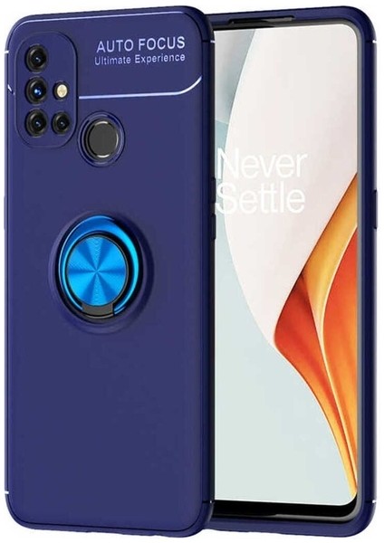 Oneplus Nord N10 5g Uyumlu Kılıf Zore Ravel Silikon Kapak, Mavi