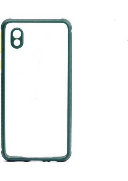 Samsung Galaxy A01 Core Uyumlu Kılıf Zore Kaff Kapak, Koyu Yeşil
