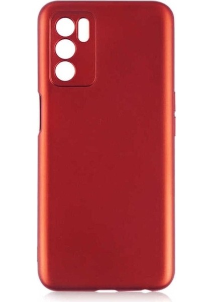 Oppo A16 Uyumlu Kılıf Zore Premier Silikon Kapak, Kırmızı