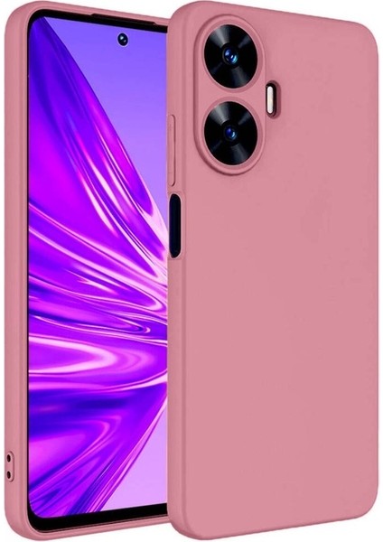 Realme C55 Uyumlu Kılıf Zore Mara Lansman Kapak, Pembe