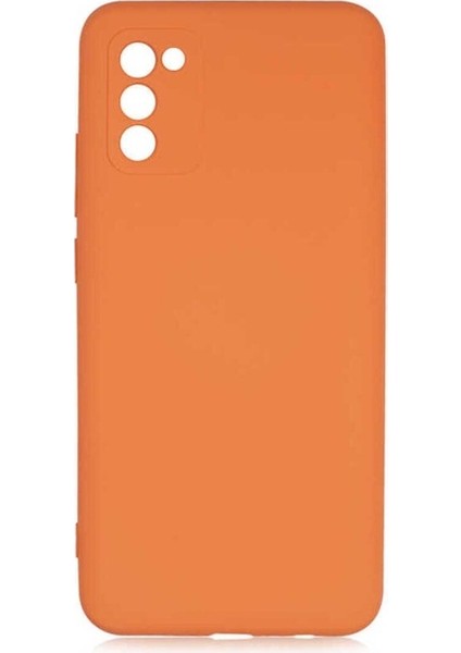 Samsung Galaxy A02S Uyumlu Kılıf Zore Mara Lansman Kapak, Turuncu