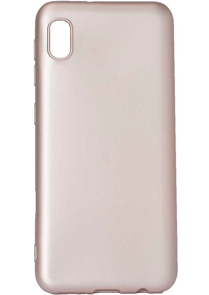 Samsung Galaxy A01 Core Uyumlu Kılıf Zore Premier Silikon Kapak, Rose Gold