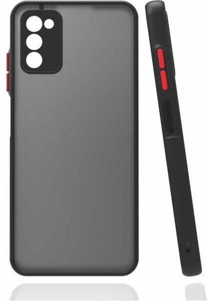 Samsung Galaxy A03S Uyumlu Kılıf Zore Hux Kapak, Siyah