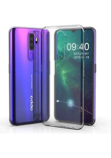 Oppo A5 2020 Uyumlu Kılıf Zore Süper Silikon Kapak