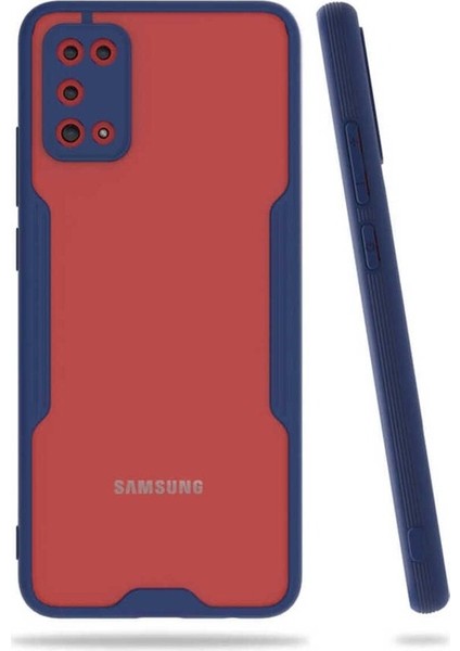 Samsung Galaxy A02S Uyumlu Kılıf Zore Parfe Kapak, Lacivert