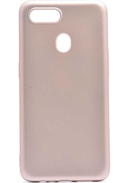Oppo Ax7 Uyumlu Kılıf Zore Premier Silikon Kapak, Gold