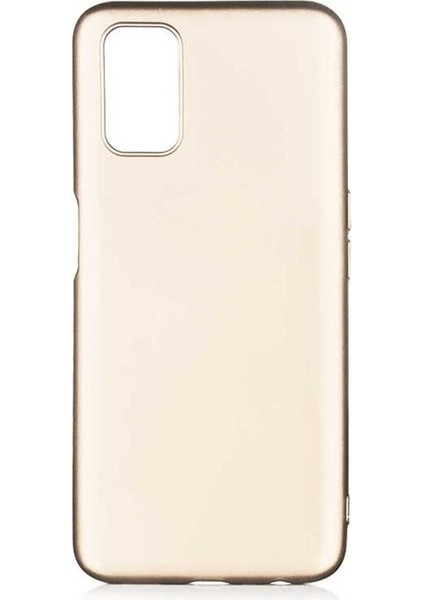 Oppo A72 Uyumlu Kılıf Zore Premier Silikon Kapak, Gold