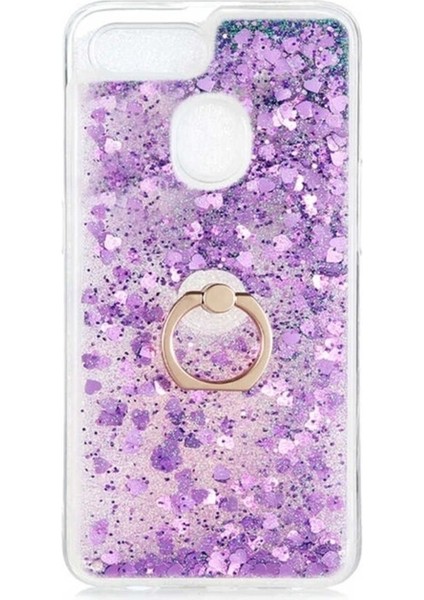 Oppo Ax7 Uyumlu Kılıf Zore Milce Kapak, Mor