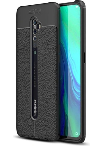 Oppo Reno 2z Uyumlu Kılıf Zore Niss Silikon Kapak, Siyah