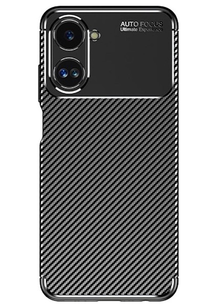 Realme 10 Uyumlu 4g Kılıf Zore Negro Silikon Kapak, Siyah