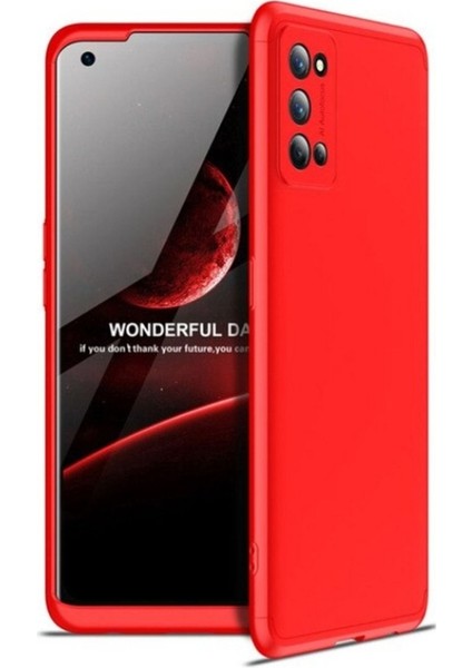 Realme 7 Pro Uyumlu Kılıf Zore Ays Kapak, Kırmızı
