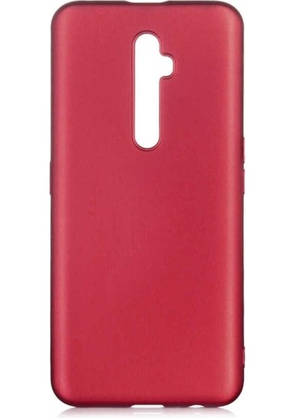 Oppo Reno 2z Uyumlu Kılıf Zore Premier Silikon Kapak, Mürdüm