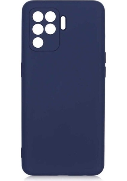 Oppo Reno 5 Lite Uyumlu Kılıf Zore Mara Lansman Kapak, Lacivert
