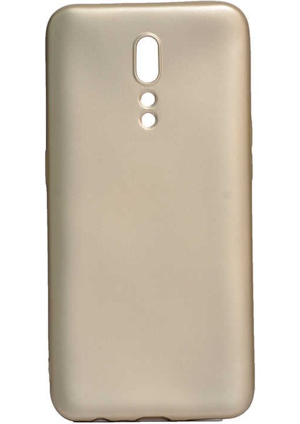Oppo Reno Z Uyumlu Kılıf Zore Premier Silikon Kapak, Gold