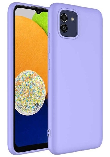 Samsung Galaxy A03 Uyumlu Kılıf Zore Mara Lansman Kapak, Lila
