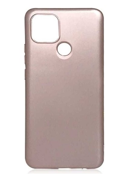 Oppo A15S Uyumlu Kılıf Zore Premier Silikon Kapak, Rose Gold