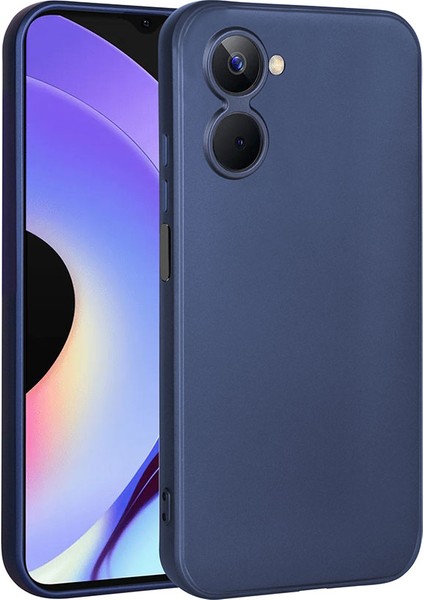 Realme 10 Uyumlu 4g Kılıf Zore Premier Silikon Kapak, Lacivert