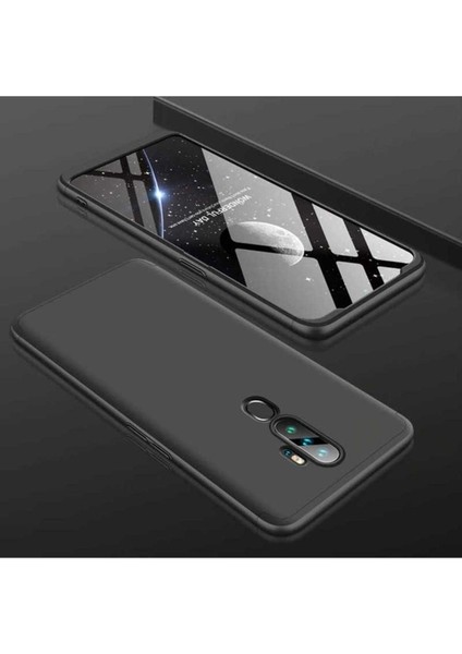 Oppo A9 2020 Uyumlu Kılıf Zore Ays Kapak, Siyah