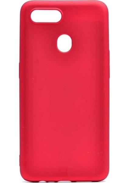 Oppo Ax7 Uyumlu Kılıf Zore Premier Silikon Kapak, Kırmızı