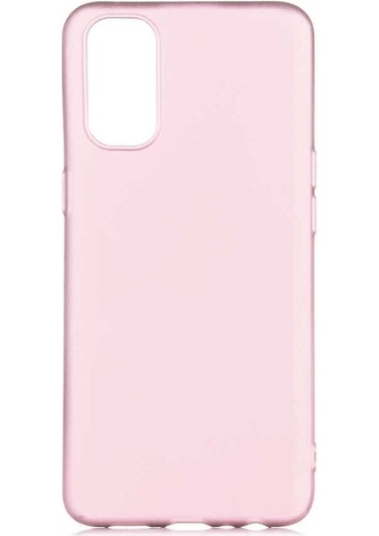 Oppo Reno 4 Uyumlu Kılıf Zore Premier Silikon Kapak, Rose Gold