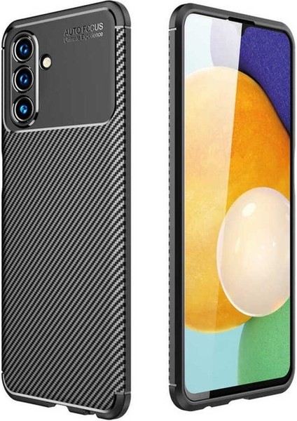 Samsung Galaxy A04S Uyumlu Kılıf Zore Negro Silikon Kapak, Siyah