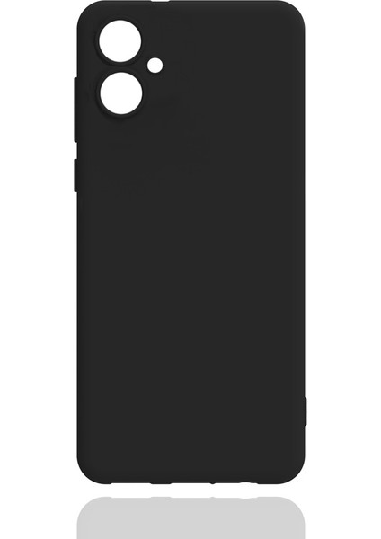 Samsung Galaxy A04E Uyumlu Kılıf Zore Biye Silikon, Siyah
