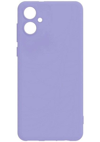 Samsung Galaxy A04E Uyumlu Kılıf Zore Biye Silikon, Lila