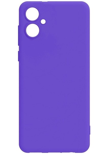 Samsung Galaxy A04E Uyumlu Kılıf Zore Biye Silikon, Mor