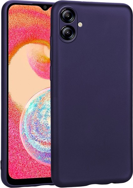Samsung Galaxy A04E Uyumlu Kılıf Zore Premier Silikon Kapak, Lacivert