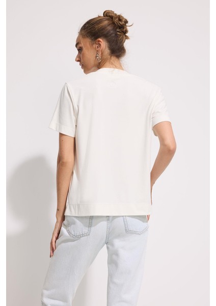 V Yaka Premium Dökümlü T-Shirt indirimleri